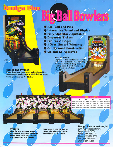 Big Ball Bowlers - B & G Amusement Company in Kansas City Missouri