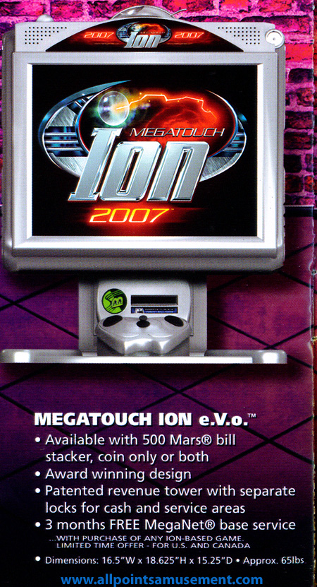 MegaTouch ION EVO - B & G Amusement Company in Kansas City Missouri