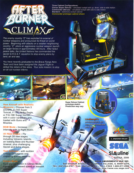 After Burner Climax - B & G Amusement Company in Kansas City Missouri